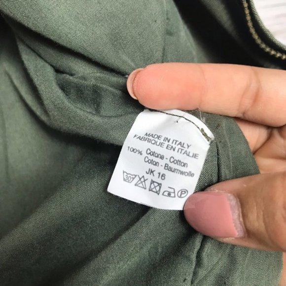Brandy Melville Green Utility Bomber Jacket - Picture 5 of 5